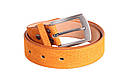 Жіночий ремінь зі штучної шкіри ZZ230729 помаранчовий, фото 3