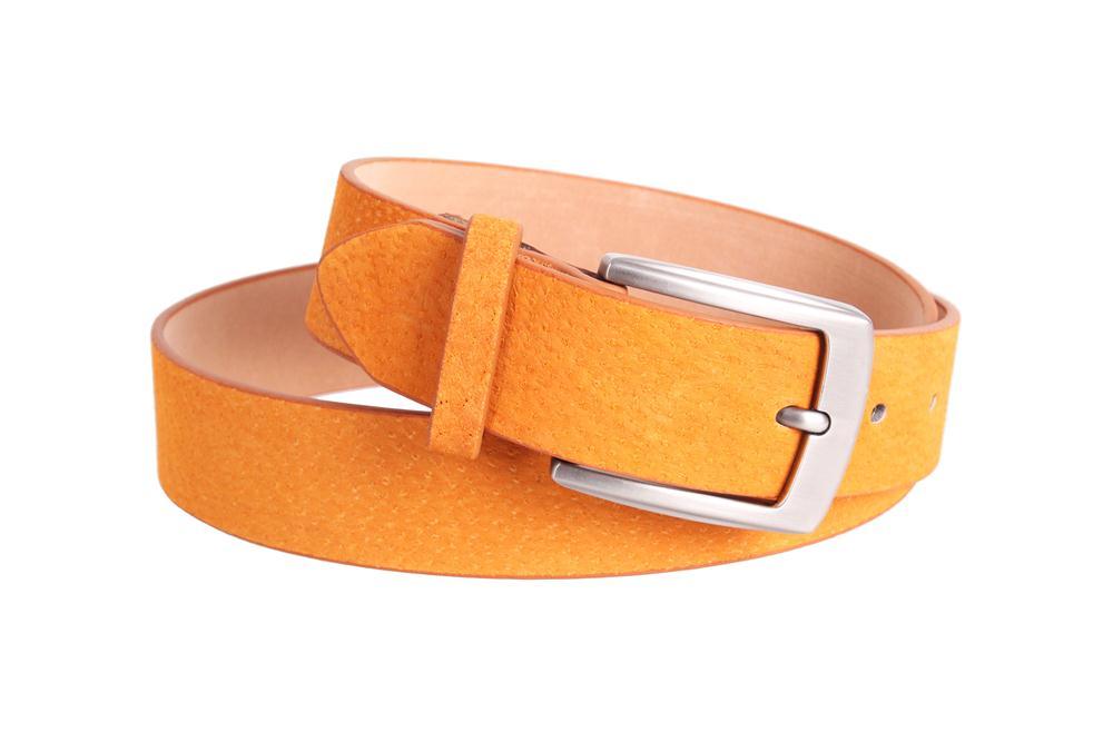 Жіночий ремінь зі штучної шкіри ZZ230729 помаранчовий, фото 1