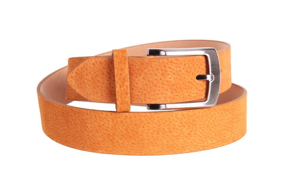 Жіночий ремінь зі штучної шкіри ZZ230731 помаранчовий, фото 1