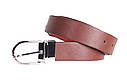 Жіночий ремінь зі штучної шкіри ZZ230740 коричневий, фото 2