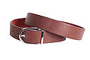 Жіночий ремінь зі штучної шкіри ZZ230740 коричневий, фото 3