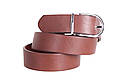 Жіночий ремінь зі штучної шкіри ZZ230740 коричневий, фото 4