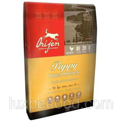 Orijen Puppy 6 кг - сухий корм для цуценят малих і середніх порід.