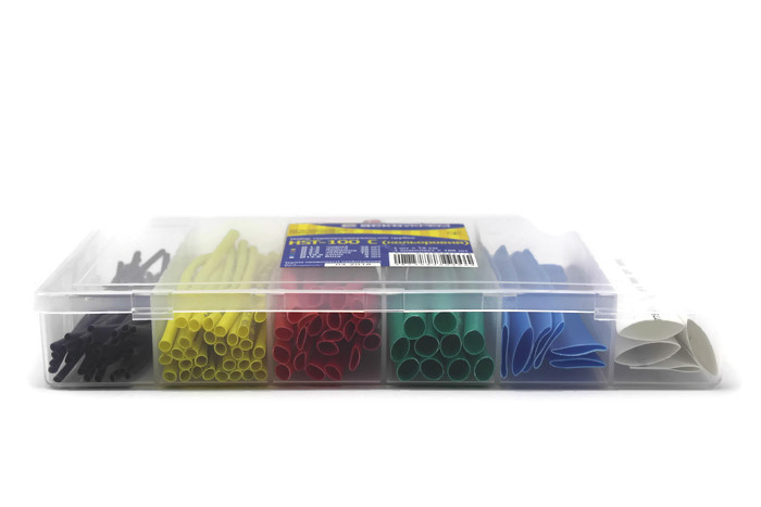 Трубка теромусадочная HST-100C в наборі кольорова АСКО, фото 1