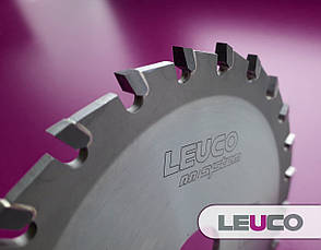 120x3,1-3,9x20, Z=24 Однокорпусна підрізна дискова пила Leuco - nn-System для форматно-розкрійних верстатів, фото 4