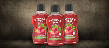 Фітнес-джем Zero з карнитином. Смак «Ароматна Полуниця», 200гр