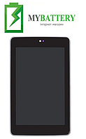 Дисплей (LCD) Asus ME370 Google Nexus 7 (Wi-Fi) с сенсором черный (1 поколение 2012) + рамка сер