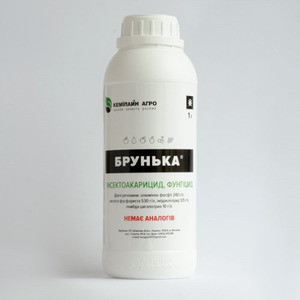 Інсектоакарицид + фунгіцид Брунька 1 л — ефективний засіб для оброблення саду від шкідників і хвороб!