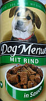 Консерва для собак DOG MENUE MIT RIND з яловичиною, 1.24 кг Австрія