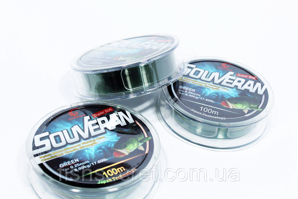 Рибальська волосінь SOUVERAN. 100м, фото 1