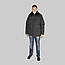 Зимова чоловіча робоча куртка Ельба,  тканина - осло, колір - чорний, фото 2