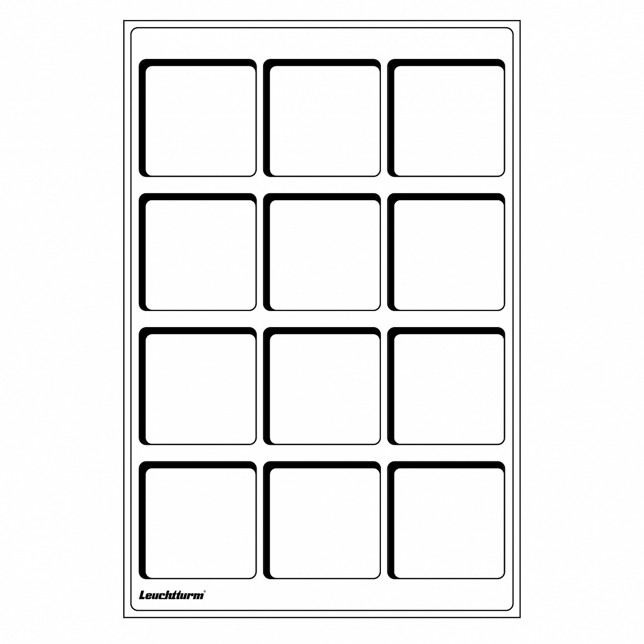 Лоток Leuchtturm для монет (комірка 67*67)