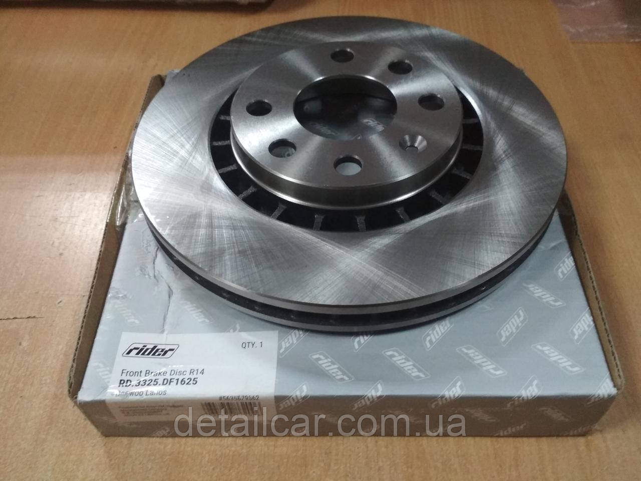 Диск тормоза переднего ДЕО Ланос 1.6 16V, Нексия 1.5 16V 1997> R14 ...