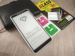 5d full glue захисне скло для Xiaomi Redmi S2 з чорною рамкою і повною проклейкою
