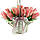 Букет із цукерок Троянди 17 у кошику, фото 2