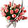 Букет із цукерок Троянди 17 у кошику, фото 3