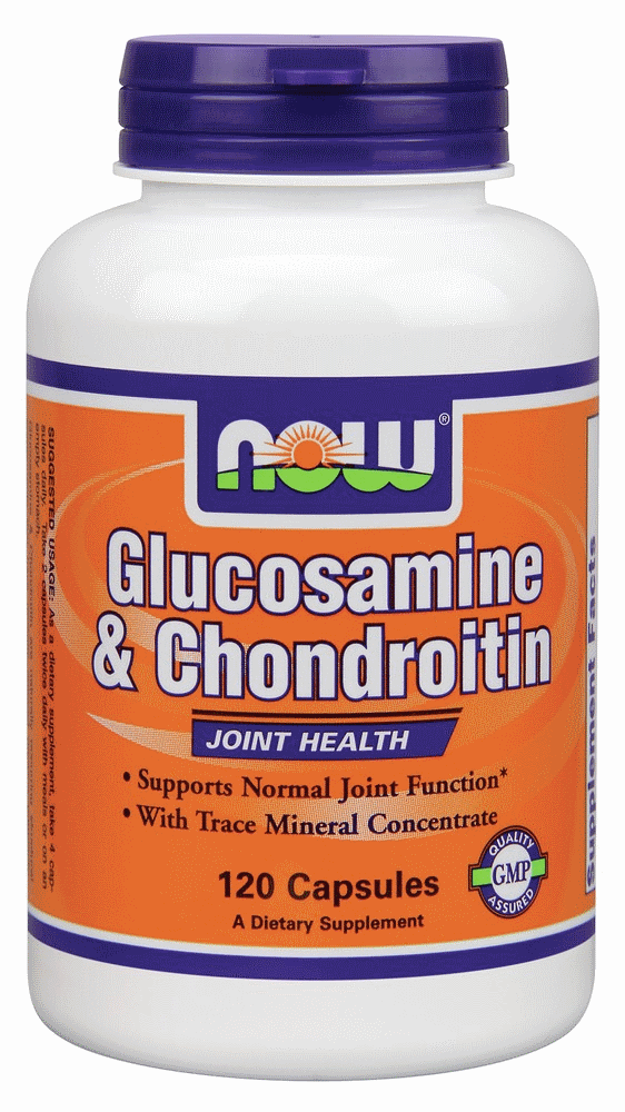 Глюкозамин хондроитин NOW Foods Glucosamine & Chondroitin 120 сaps - фото 1 - id-p84075950