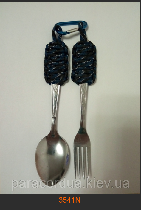 Похідний набір Ложка,Вилка ( паракорд)