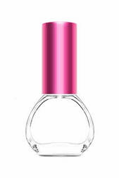 Прозорий флакон Дороті 6 мл зі спреєм рожевого кольору