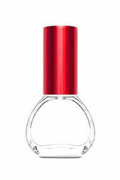 Прозорий флакон Дороті 6 мл зі спреєм червоного кольору