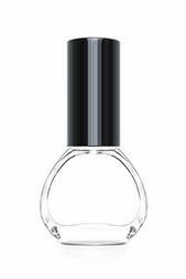 Прозорий флакон Дороті 6 мл зі спреєм чорного кольору