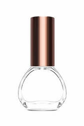 Прозорий флакон Дороті 6 мл зі спреєм коричневого кольору