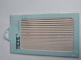 Гнучка стрічка для дизайну нігтів, рожеве золото