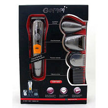 Стайлер Gemei GM-580 машинка для стриження волосся тример 7в1 з водонепроникним корпусом