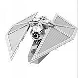 Металевий 3D конструктор Винищувач "Star Wars" Forward Spaceship, фото 2