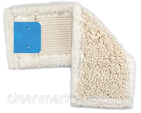 Моп хлопок+микрофибра универсальный 40х12 см NCM 055 WP.