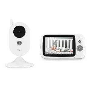 Відеоняня Baby Monitor VB603 New 3.5 дюйма. Режим нічного бачення та двосторонній зв'язок. Меню російською мовою