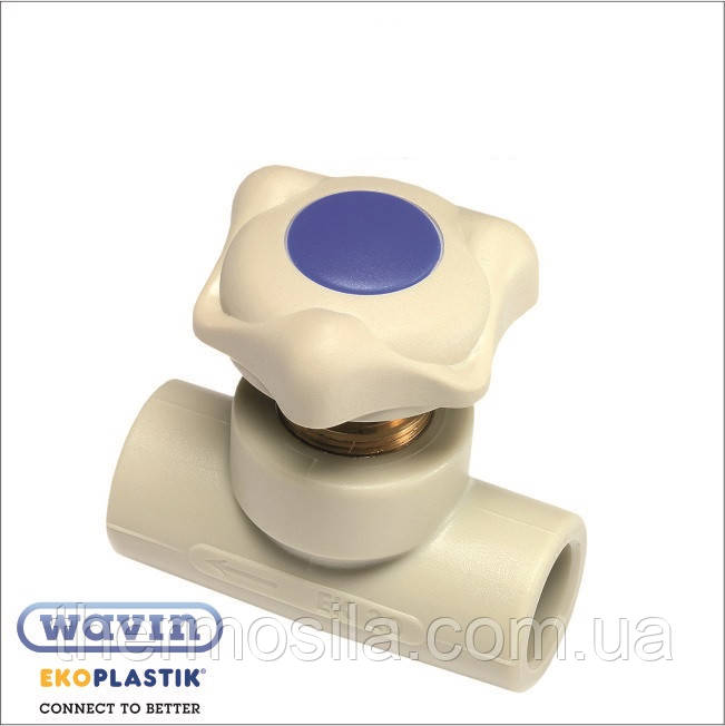 Прохідний вентиль d 40 Ekoplastik, гурт і роздріб
