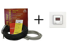 Тепла підлога Arnold Rak двожильний кабель EC 6112-20 + терморегулятор Terneo ST