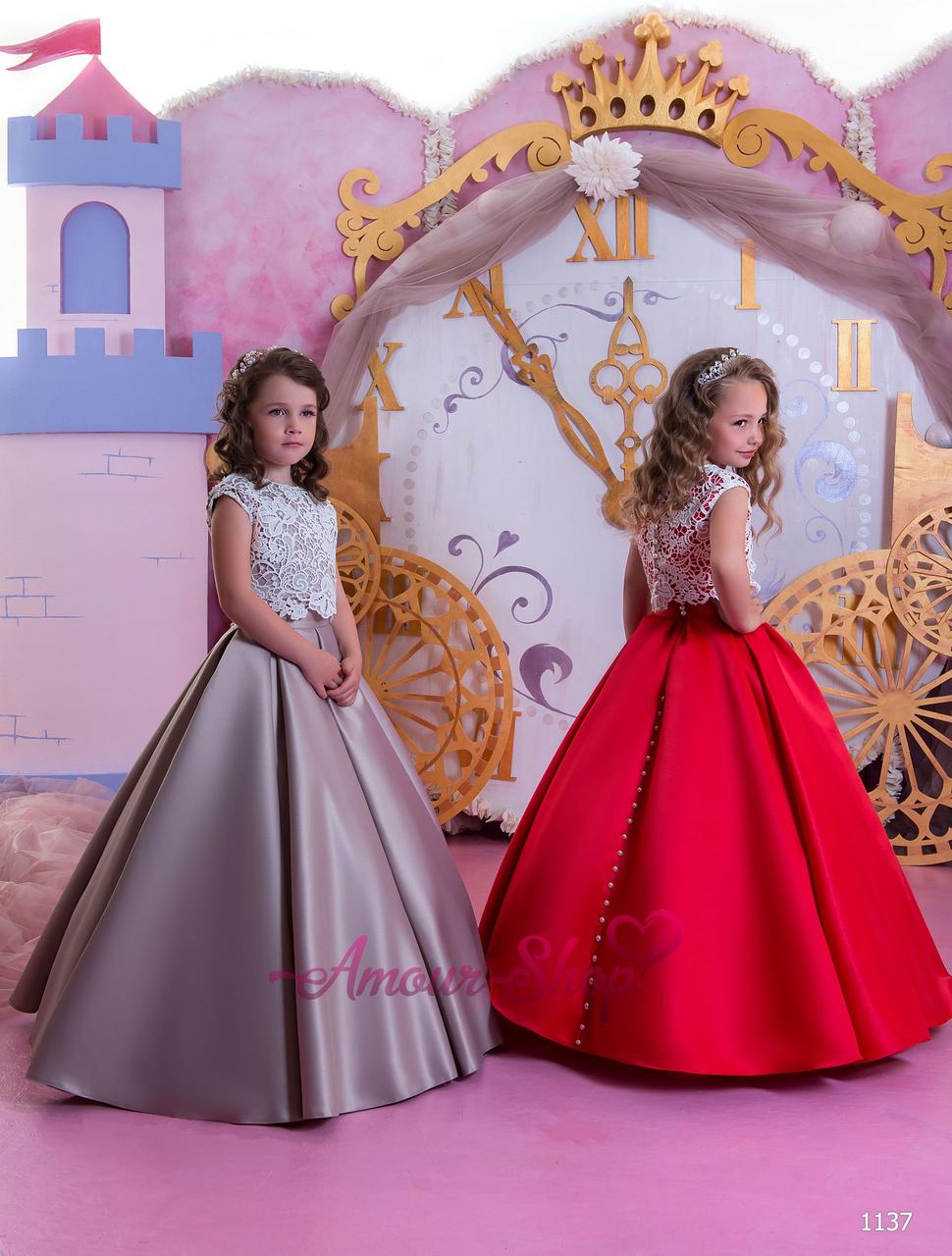 Дитяче вечірнє випускне плаття на дівчинку (в садок, 4 клас), 1137, фото 1
