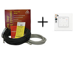 Тепла підлога Arnold Rak двожильний кабель EC 6114-20 + Wi-Fi терморегулятор Terneo SX