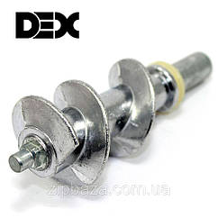 Шнек для м'ясорубки DEX DMG-154Q з кільцем ущільнювачів - запчастини для м'ясорубок Dex