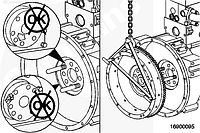 Установка маховика двигунів Cummins B3.9, B4.5, B4.5 RGT і B5.9