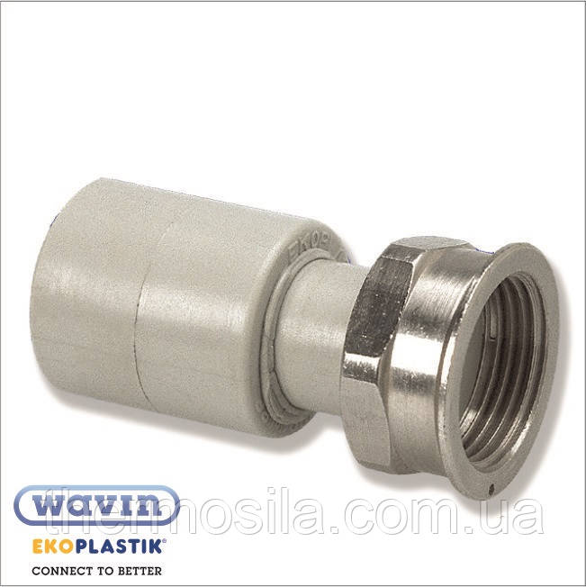 Перехід з накидною гайкою 20х1/2" Ekoplastik, гурт і роздріб