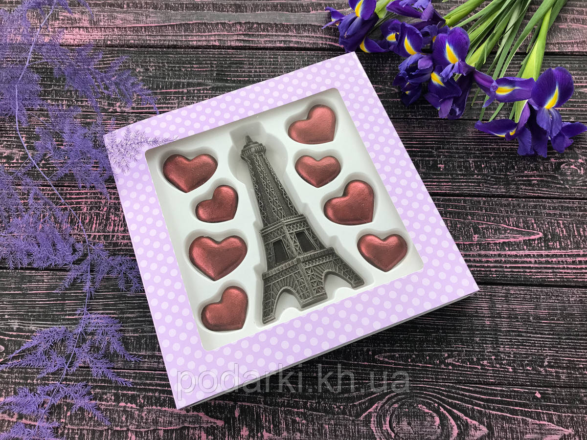 Набор шоколадных фигурок для жены из Парижа с Любовью - фото 1 - id-p906526527