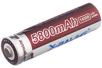 Акумулятор X-Balog Li-ion 4.2V 14500 5800 mah (0002015)