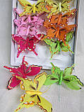 Метелики для декору, на прищіпках, в наборі 12 шт, 7х4 см, 65 грн, фото 3