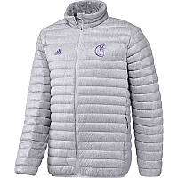 Чоловічий пуховик легкий Adidas Real Madrid Light Down Padded Jacket | Сірий | Оригінал (AY2811)