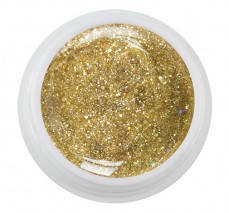 Золотавий глітерний біогель ECO 24Karat Gliter, 7 г, фото 2