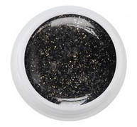 Чорний біогель ECO Midnight Glitter, 7г