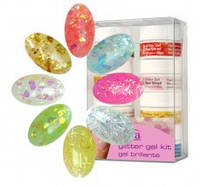 Набор глитерных гелей для дизайна ногтей Star Nail Glitter Gel Kit