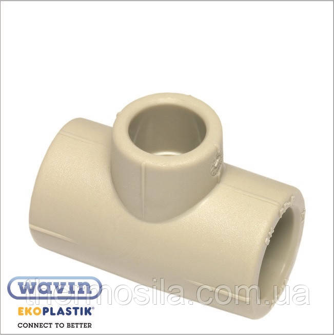 Трійник перехідник 63х40х63 Ekoplastik, гурт і роздріб, фото 1