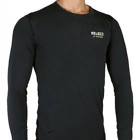 Термобілизна SELECT Compression T-Shirt with long sleeves 6901 чорний p.M