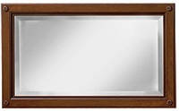 Зеркало в раме Лаура Нова ДСП орех Караваджо 100х60 см (Скай ТМ)