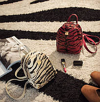 Міні рюкзак сумочка з тигровим забарвленням, фото 5