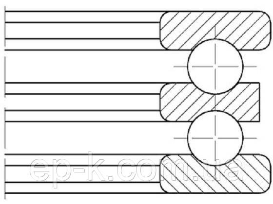 Підшипник 38409 (52409)
